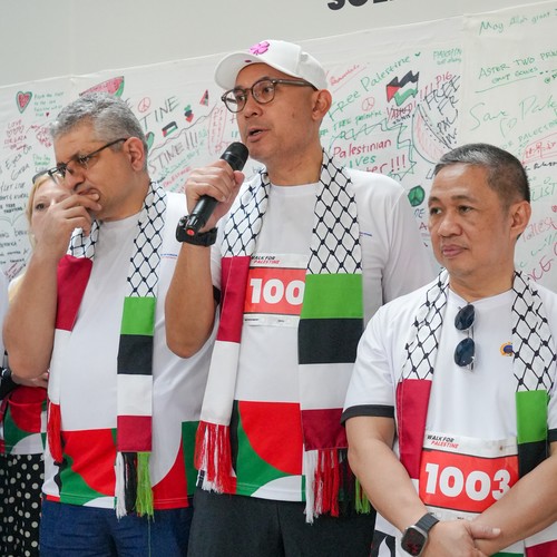 Race photo from WALK FOR PALESTINE