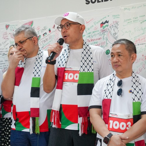 Race photo from WALK FOR PALESTINE