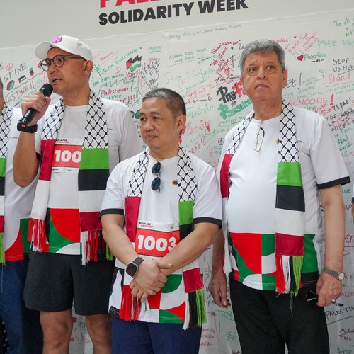 Race photo from WALK FOR PALESTINE