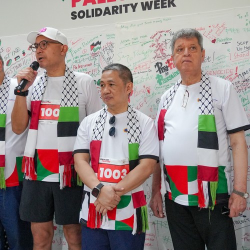 Race photo from WALK FOR PALESTINE