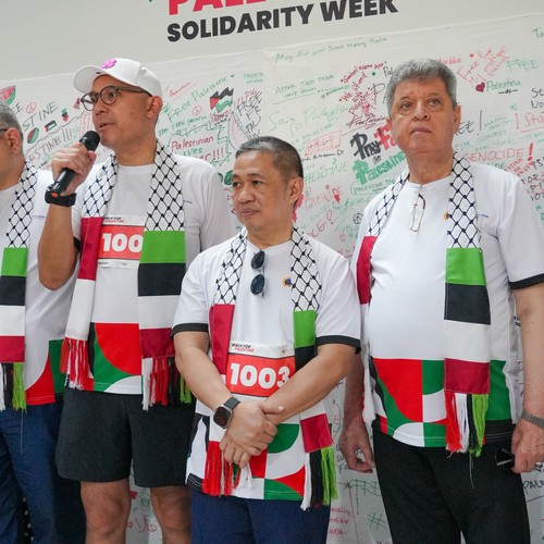 Race photo from WALK FOR PALESTINE