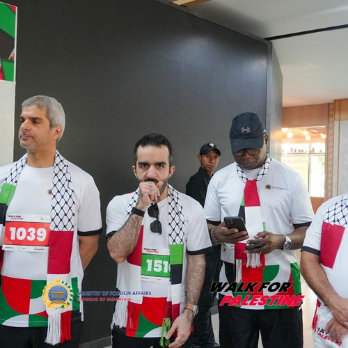Race photo from WALK FOR PALESTINE