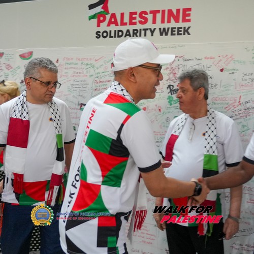 Race photo from WALK FOR PALESTINE