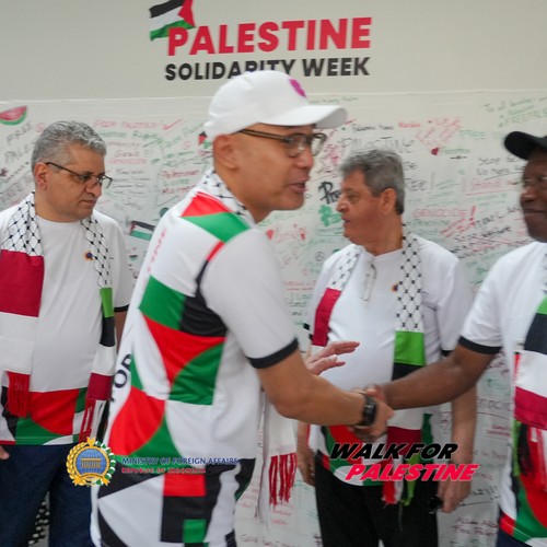 Race photo from WALK FOR PALESTINE