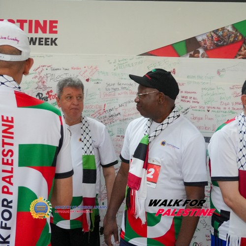 Race photo from WALK FOR PALESTINE