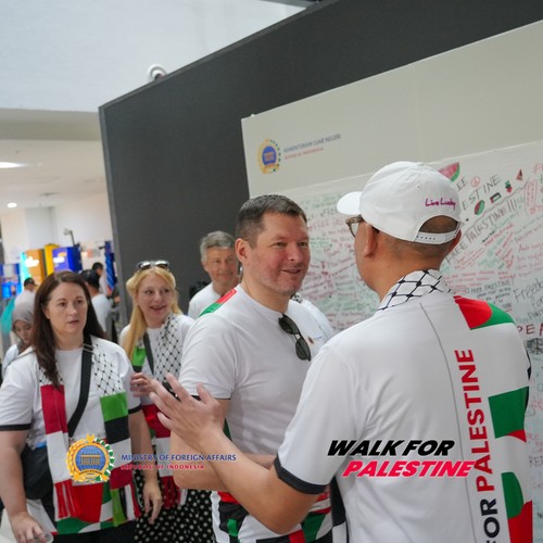 Race photo from WALK FOR PALESTINE