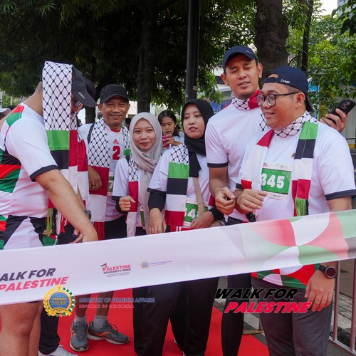 Race photo from WALK FOR PALESTINE