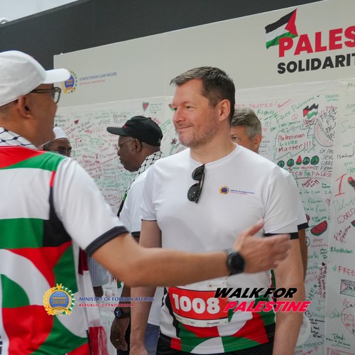 Race photo from WALK FOR PALESTINE