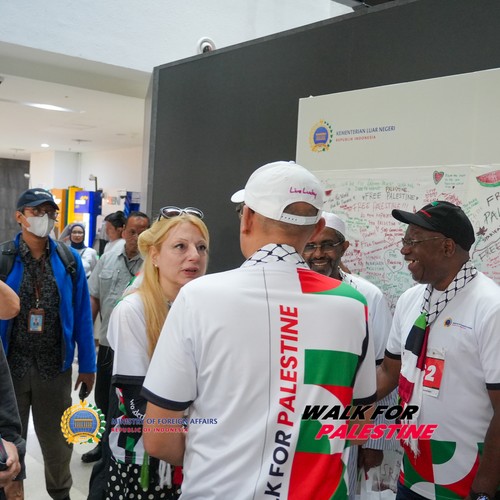 Race photo from WALK FOR PALESTINE
