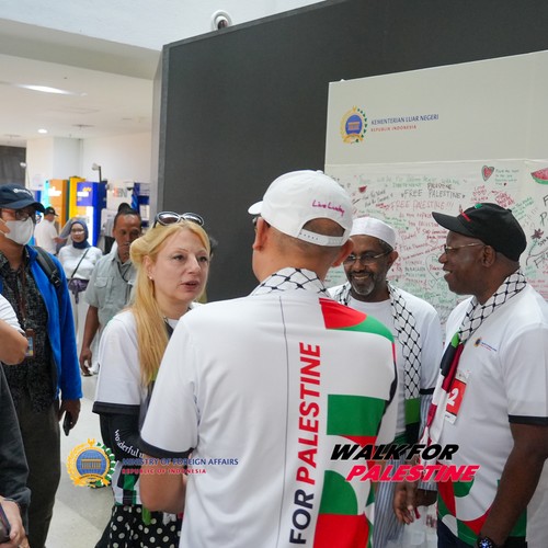 Race photo from WALK FOR PALESTINE