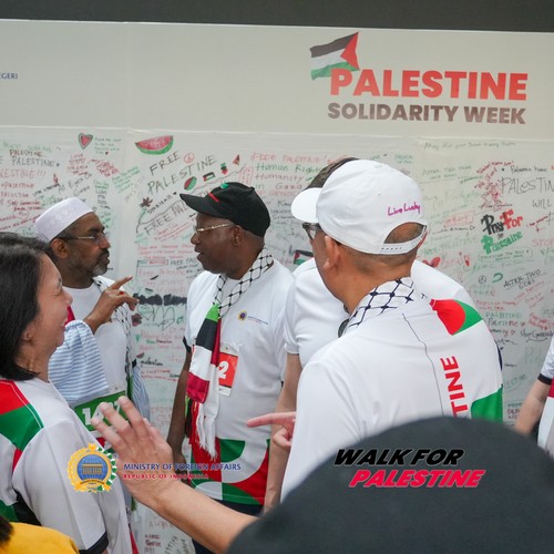 Race photo from WALK FOR PALESTINE