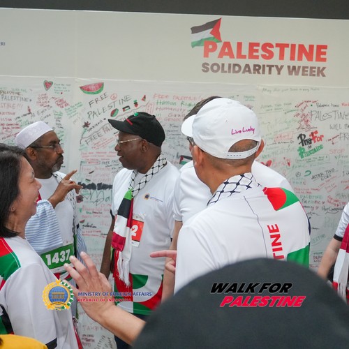 Race photo from WALK FOR PALESTINE