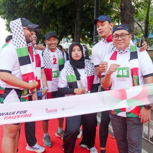 Race photo from WALK FOR PALESTINE
