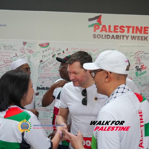 Race photo from WALK FOR PALESTINE