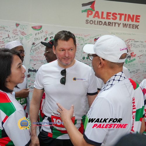 Race photo from WALK FOR PALESTINE