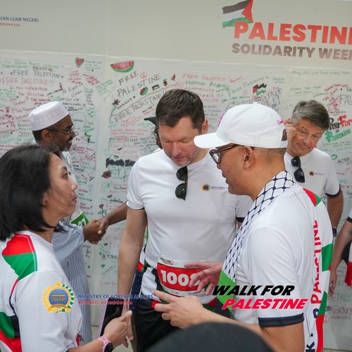 Race photo from WALK FOR PALESTINE