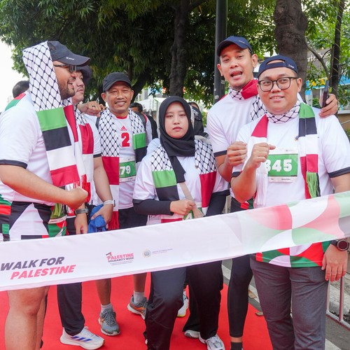 Race photo from WALK FOR PALESTINE