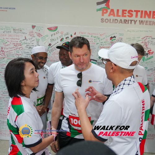 Race photo from WALK FOR PALESTINE