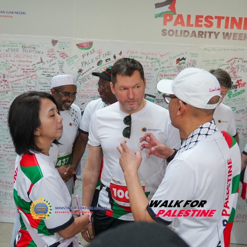 Race photo from WALK FOR PALESTINE