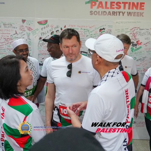 Race photo from WALK FOR PALESTINE