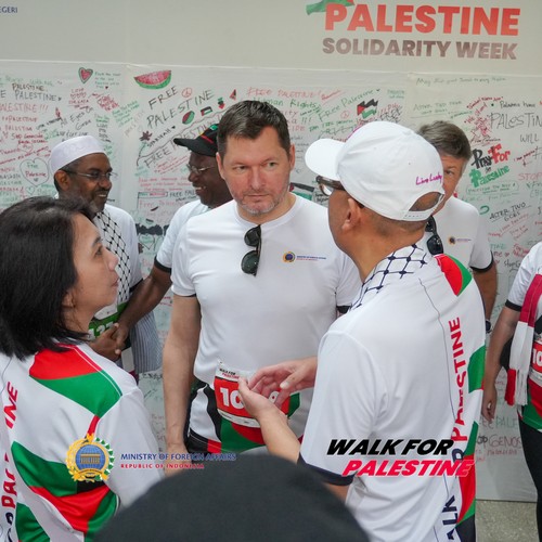Race photo from WALK FOR PALESTINE
