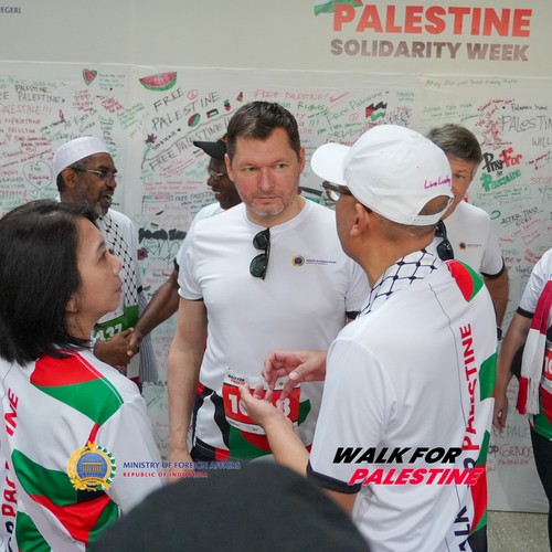 Race photo from WALK FOR PALESTINE
