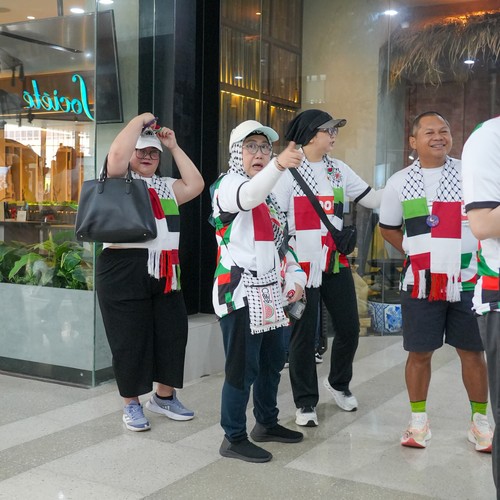 Race photo from WALK FOR PALESTINE