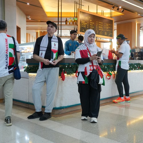Race photo from WALK FOR PALESTINE