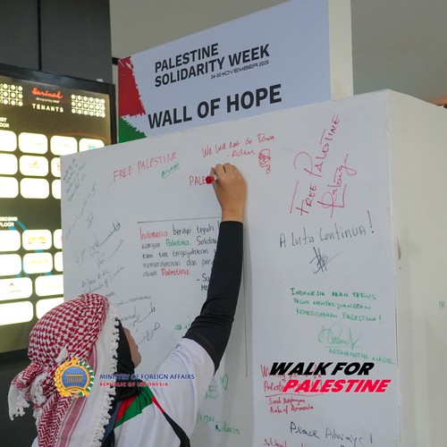 Race photo from WALK FOR PALESTINE