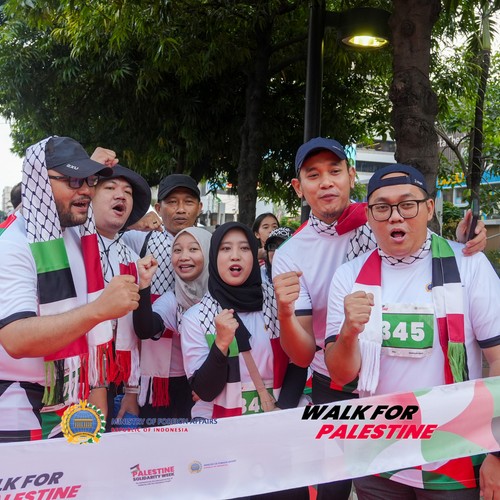 Race photo from WALK FOR PALESTINE