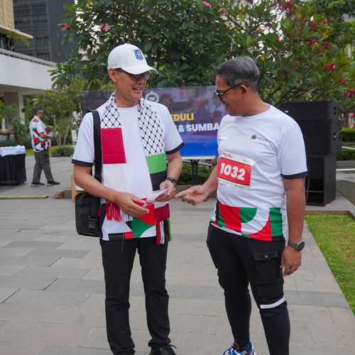 Race photo from WALK FOR PALESTINE