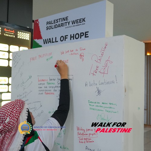 Race photo from WALK FOR PALESTINE