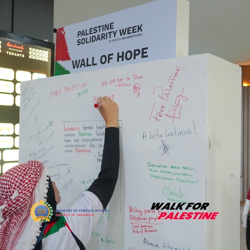 Race photo from WALK FOR PALESTINE