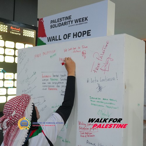Race photo from WALK FOR PALESTINE