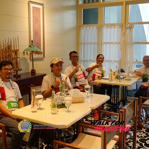 Race photo from WALK FOR PALESTINE