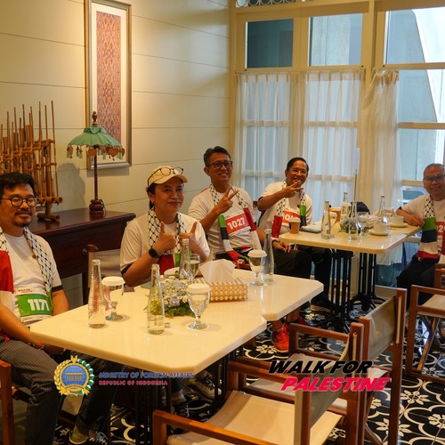 Race photo from WALK FOR PALESTINE