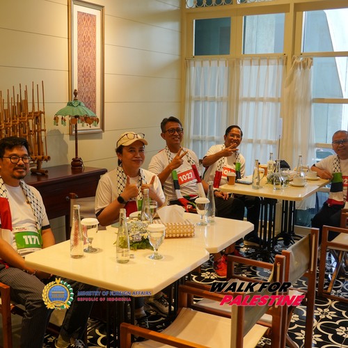 Race photo from WALK FOR PALESTINE