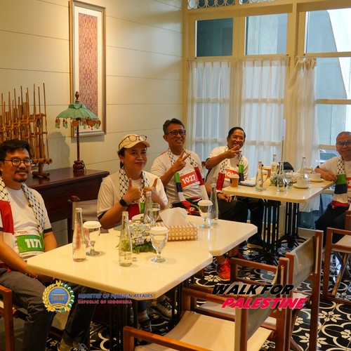 Race photo from WALK FOR PALESTINE