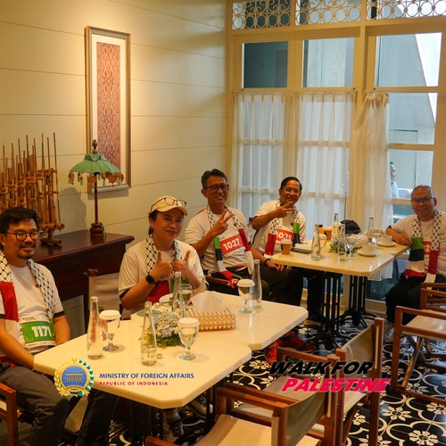 Race photo from WALK FOR PALESTINE