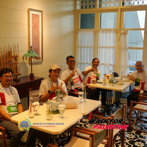 Race photo from WALK FOR PALESTINE