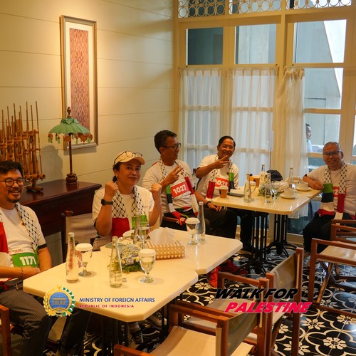 Race photo from WALK FOR PALESTINE