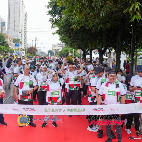 Race photo from WALK FOR PALESTINE