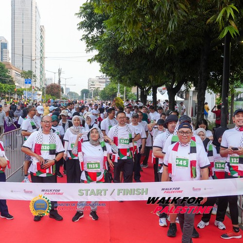 Race photo from WALK FOR PALESTINE