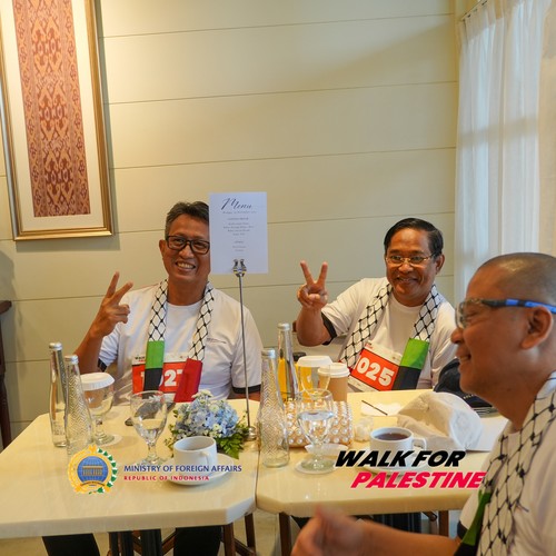 Race photo from WALK FOR PALESTINE