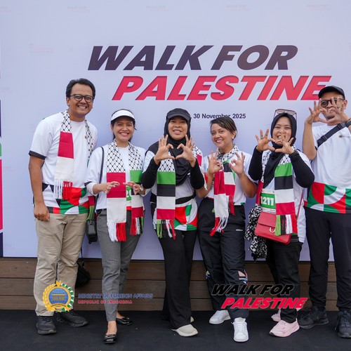 Race photo from WALK FOR PALESTINE