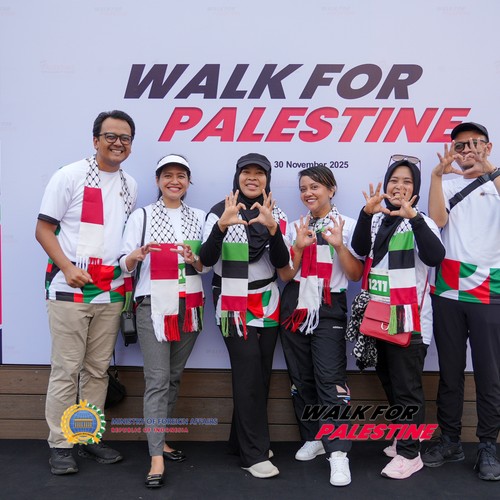 Race photo from WALK FOR PALESTINE