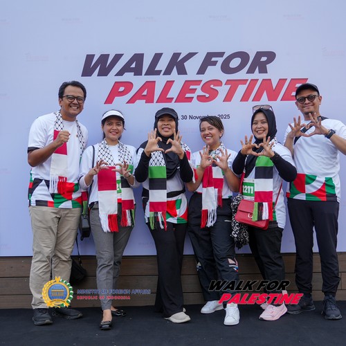 Race photo from WALK FOR PALESTINE