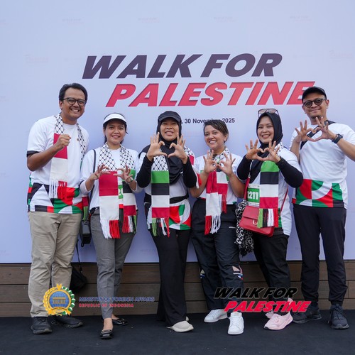 Race photo from WALK FOR PALESTINE