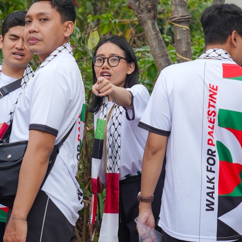 Race photo from WALK FOR PALESTINE