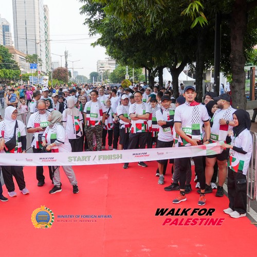 Race photo from WALK FOR PALESTINE
